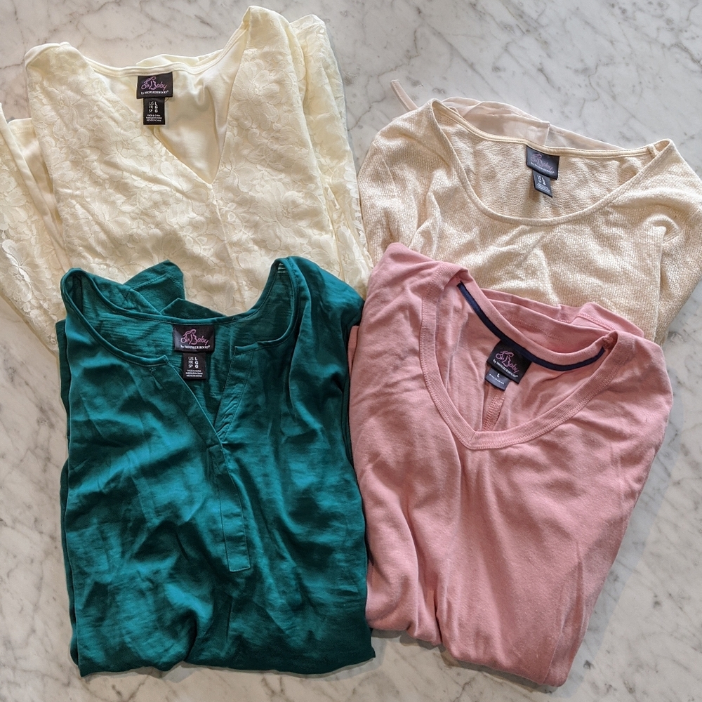Lot of 4 maternity tops